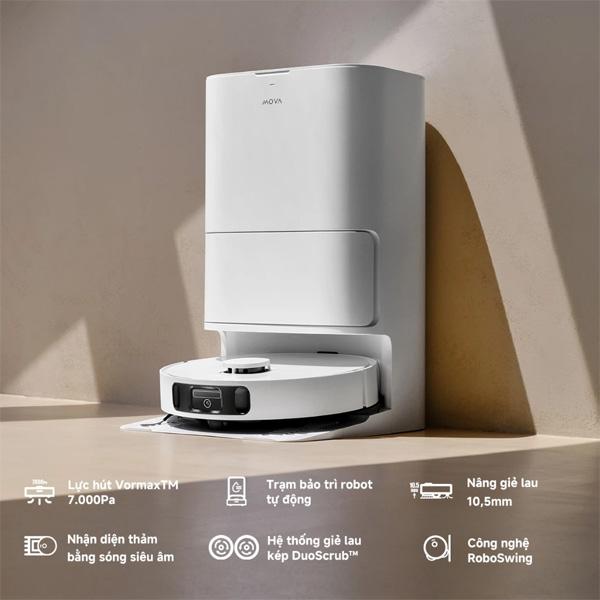 Robot hút bụi lau sàn chuyên dụng Mova E30 Ultra