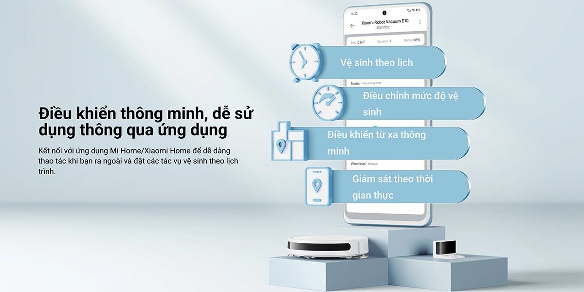 Robot Hút Bụi Xiaomi E10 Chính Hãng
