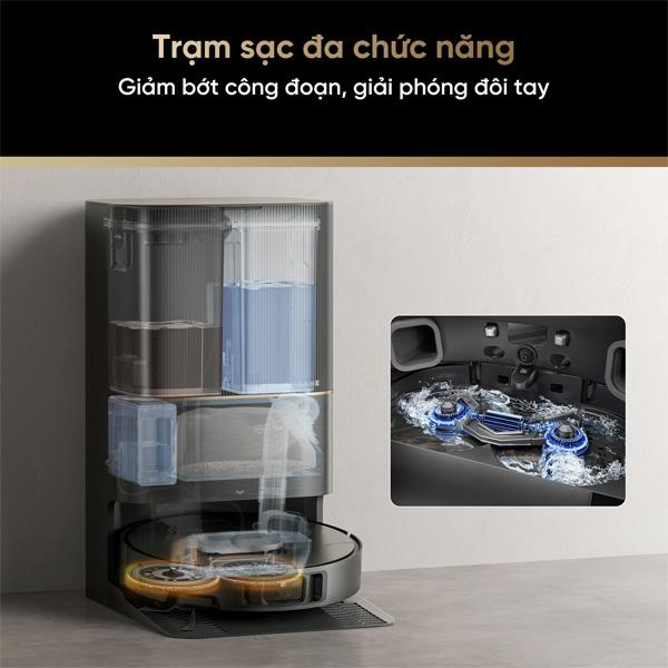 Robot hút bụi lau nhà tự động làm sạch Dreame X40 Ultra Chính Hãng