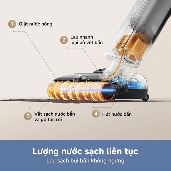 Máy hút bụi lau nhà cầm tay Mova X4 Pro Chính Hãng