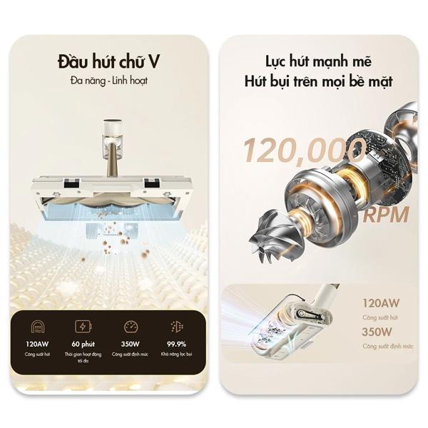 Máy hút bụi cầm tay Dreame R10 Chính Hãng