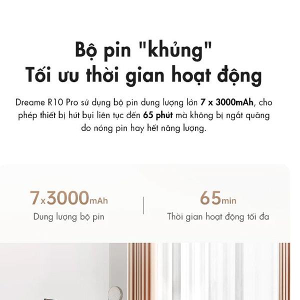 Máy hút bụi cầm tay Dreame V12s Chính Hãng