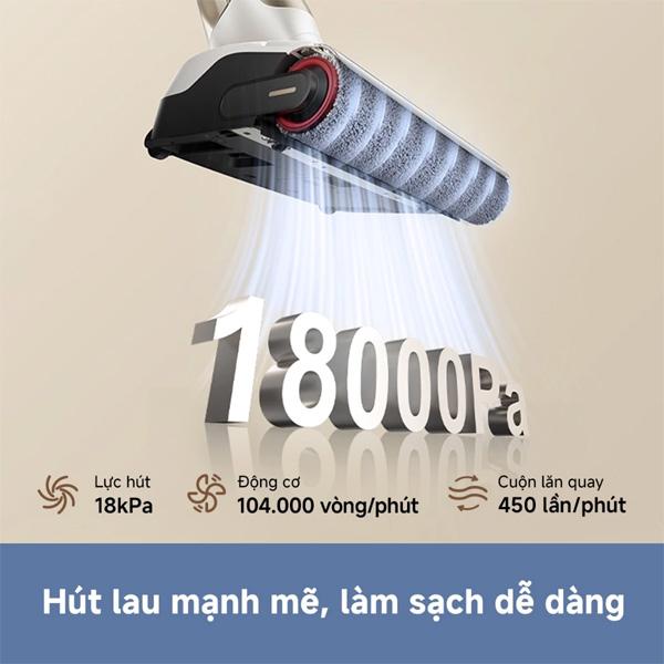 Máy hút bụi lau nhà khô và ướt đa năng Dreame Mova M10 Chính hãng