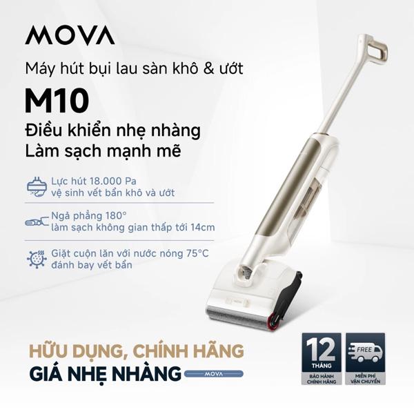 Máy hút bụi lau nhà khô và ướt đa năng Dreame Mova M10 Chính hãng