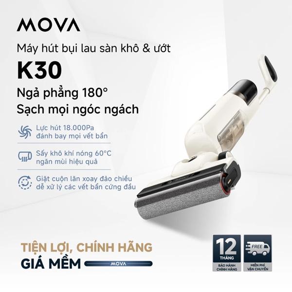 Máy hút bụi lau nhà cầm tay Mova K30 Chính Hãng