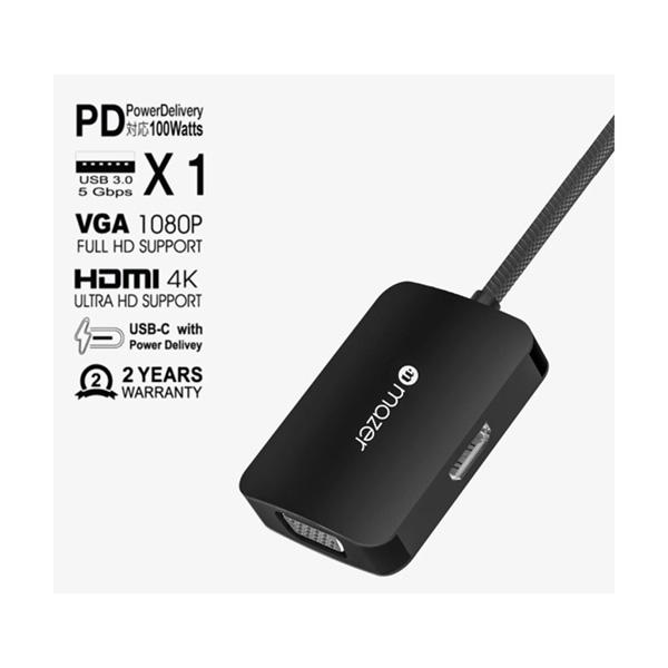 Bộ Chuyển Đổi Mazer USB-C 4-in-1