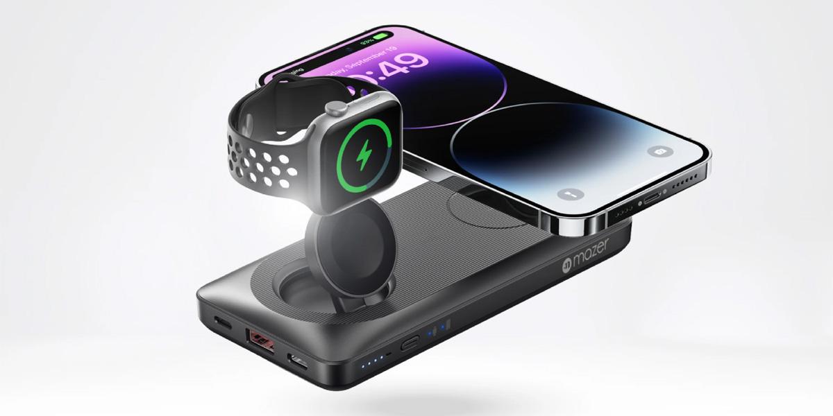 Pin Sạc Dự Phòng Mazer MagAir14 DUO 15W 10.000mAh Chính Hãng
