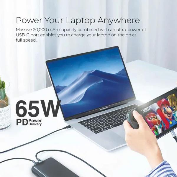 Pin Sạc Dự Phòng Mazer Super Mini Ultra 20000mAh PD 65W Chính Hãng
