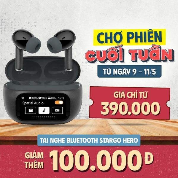 Tai Nghe Bluetooth True Wireless Stargo Hero Chính Hãng