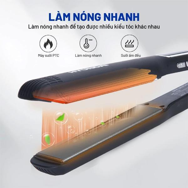 Máy Duỗi Tóc Hyundai Đen HC-124 Chính Hãng