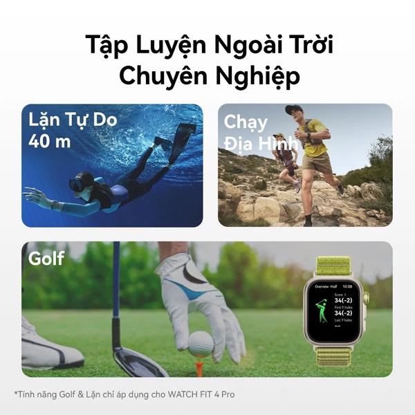 Đồng hồ thông minh Huawei Watch Fit 4 Chính Hãng