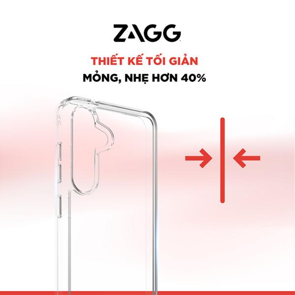 Ốp Lưng ZAGG Crystal Palace Lite Samsung S25 Ultra Chính Hãng