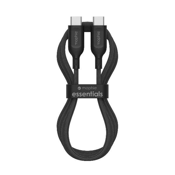Cáp Sạc Nhanh Mophie Essential Type-C to Type-C 60W 2M Chính Hãng