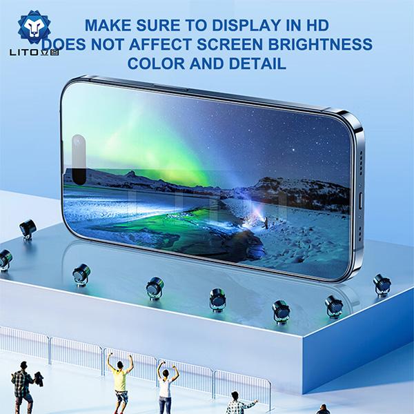 Cường Lực iPhone 6 | 7 | 8 LITO HD Pro Full Cover Trong Suốt LT-D20