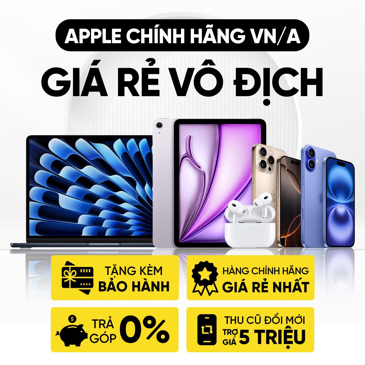 CHUYÊN TRANG APPLE | CHÍNH HÃNG | UY TÍN | TRẢ GÓP 0% | THU CŨ TRỢ GIÁ 5 TRIỆU