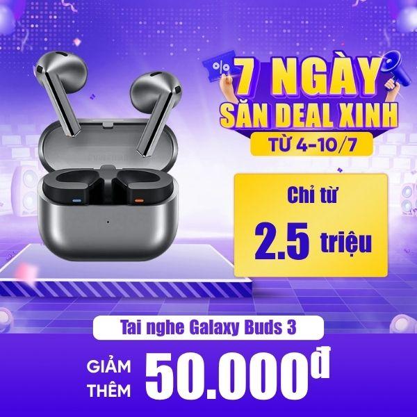Tai nghe không dây Samsung Galaxy Buds 3 Chính Hãng