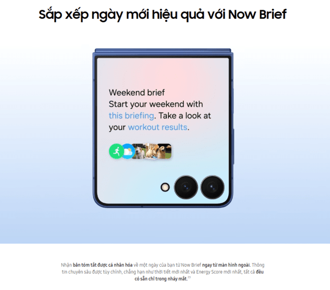 Galaxy AI &ndash; Trợ l&yacute; c&aacute; nh&acirc;n ngay tr&ecirc;n m&agrave;n h&igrave;nh ngo&agrave;i
