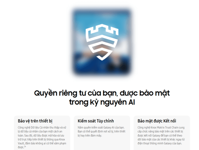Bảo mật to&agrave;n diện với Knox Vault