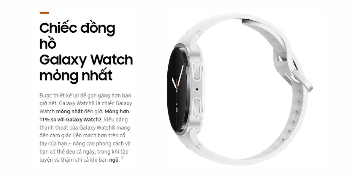 Samsung Galaxy Watch 8 LTE 40mm Chính Hãng - BHĐT
