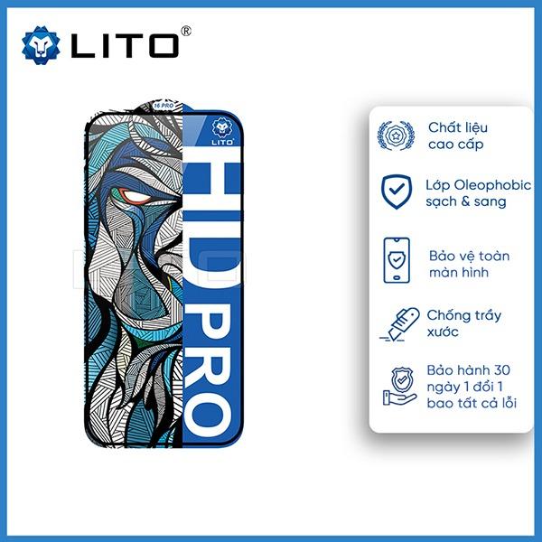 Cường lực LITO 0.3mm 2.5D Trong Suốt cho điện thoại REALME