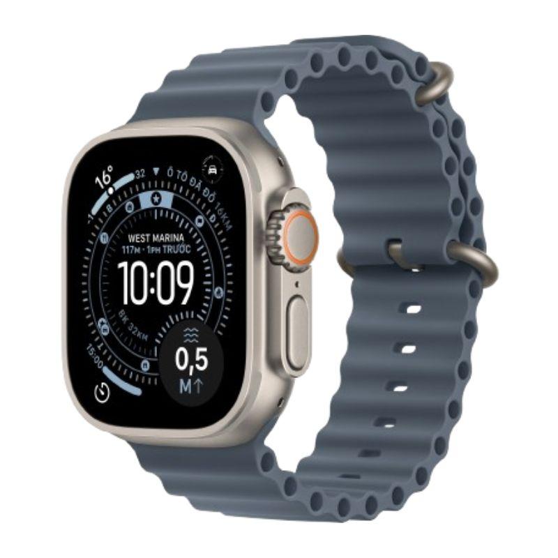 Apple Watch Ultra 3 49mm GPS + Cellular Viền Titanium Tự Nhiên - Dây Ocean Chính Hãng Apple Việt Nam