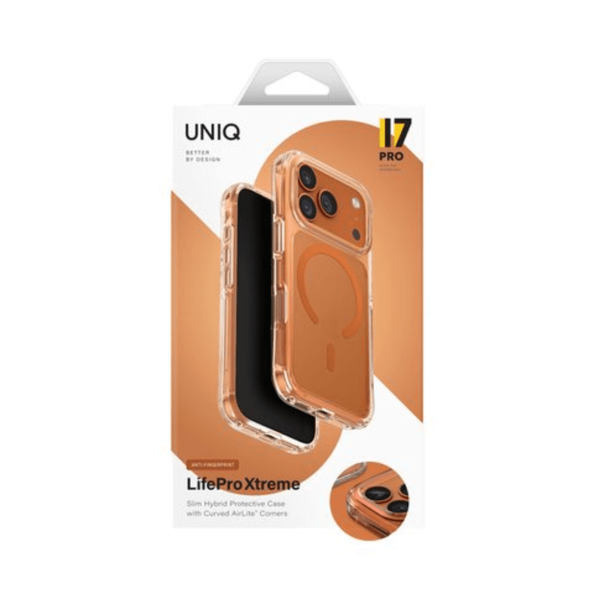 Ốp Lưng UNIQ Hybrid Magclick Charging Lifepro Xtreme Cho iPhone 17 Pro