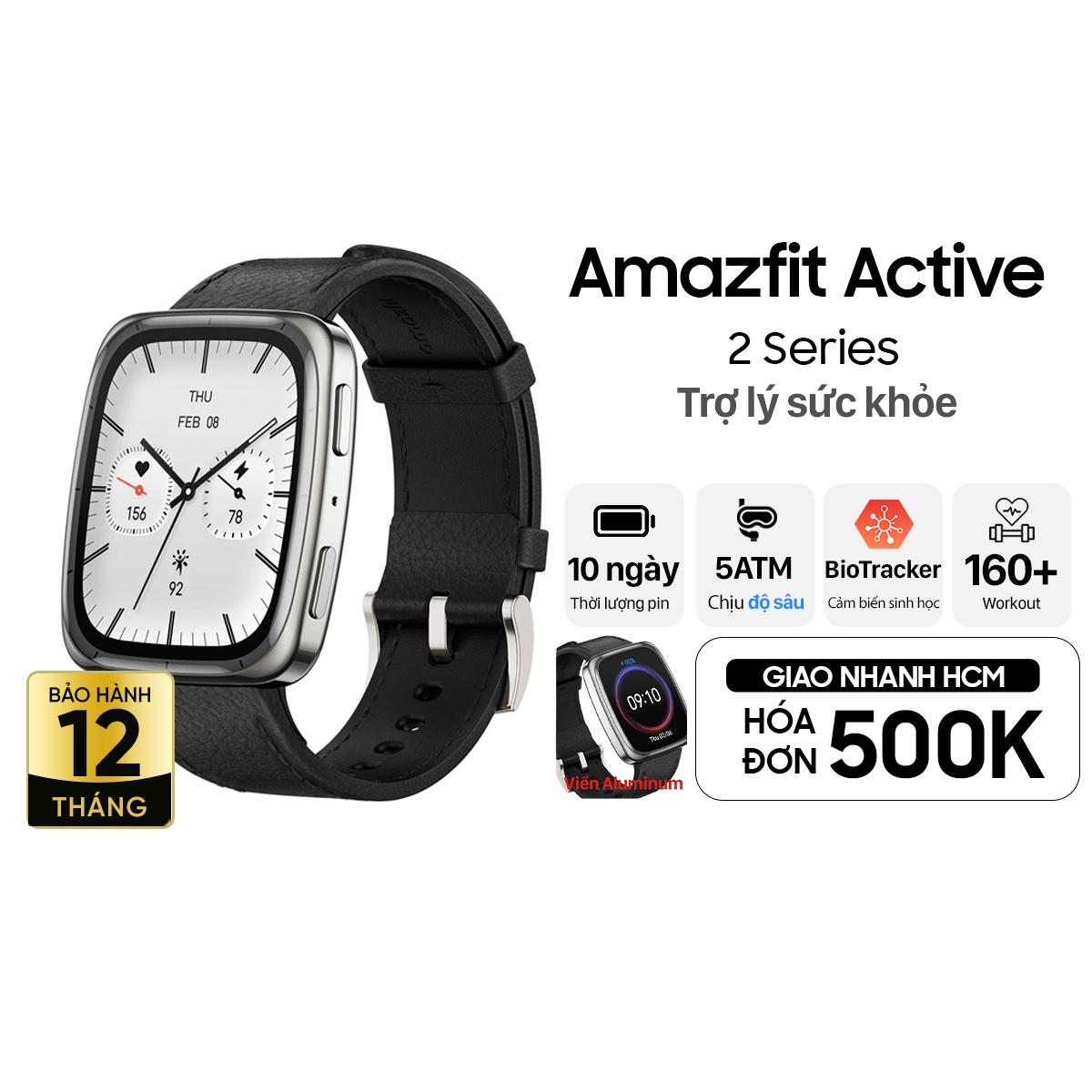 Đồng hồ thông minh Amazfit Active 2 Square Chính Hãng