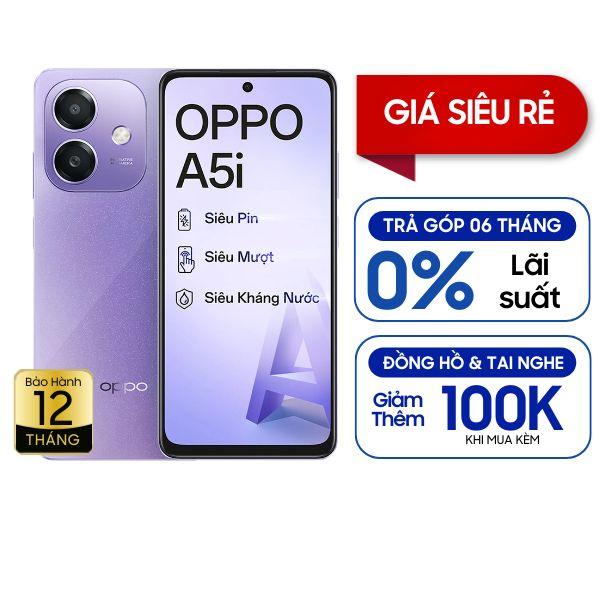 Oppo A5i 4GB/64GB Likenew Fullbox