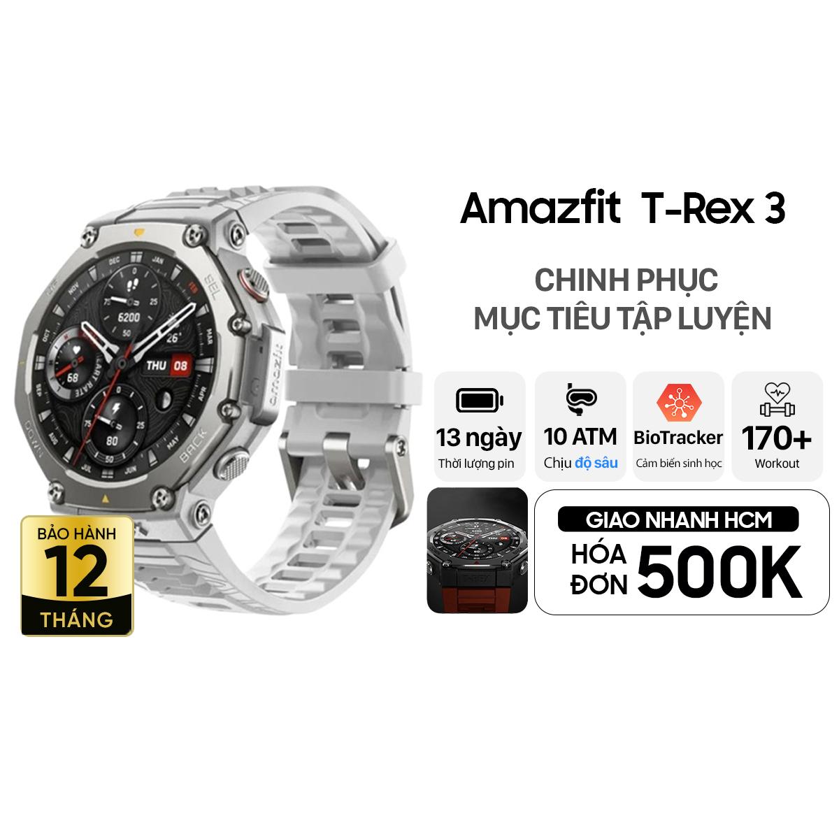 Đồng Hồ Thông Minh Amazfit T-Rex 3 47.1mm Chính Hãng