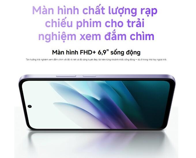 Màn hình FHD+ 6,9 inch