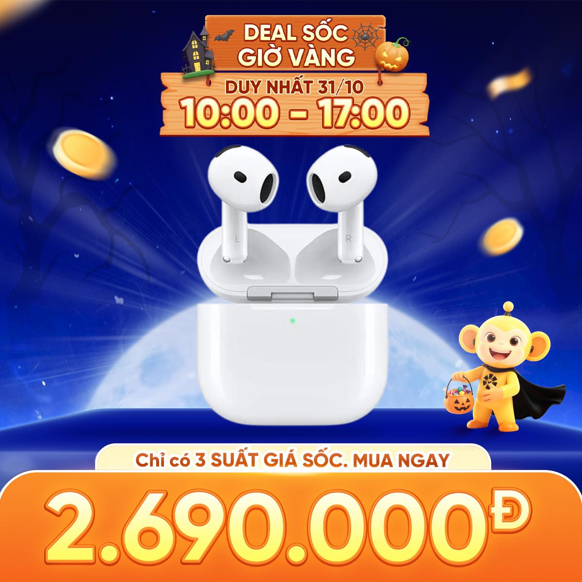 Tai nghe Apple AirPods 4 - Chính Hãng VN