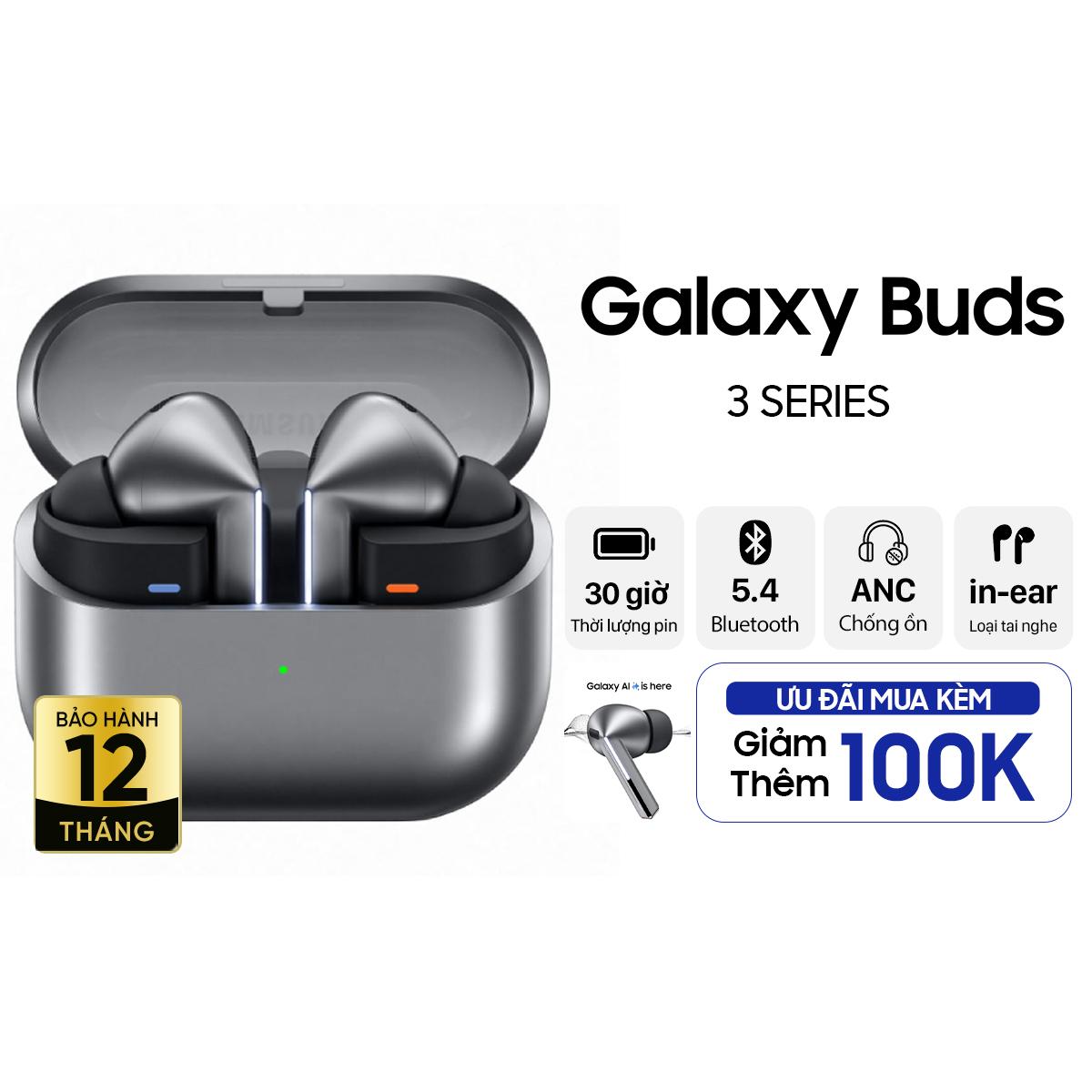 Tai Nghe Bluetooth Samsung Galaxy Buds3 Pro Chính Hãng - BHĐT