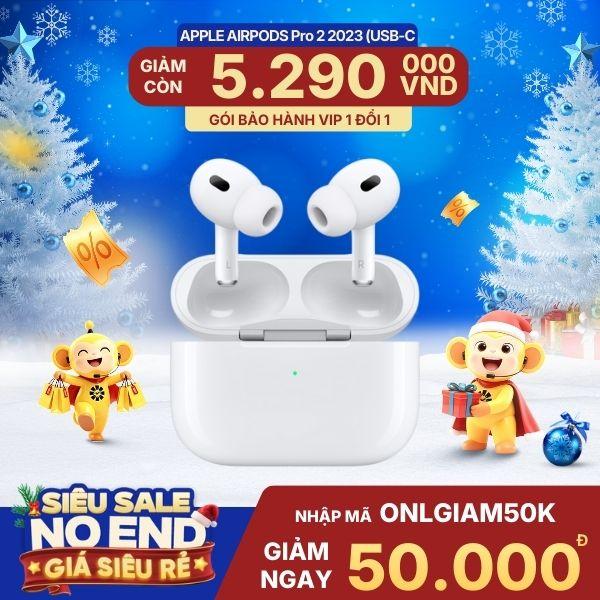 Tai nghe Apple AirPods Pro 2 2023 (USB-C) - Chính hãng VN