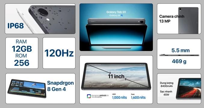 Samsung Galaxy Tab S11 Wifi 12GB/256GB Chính Hãng 