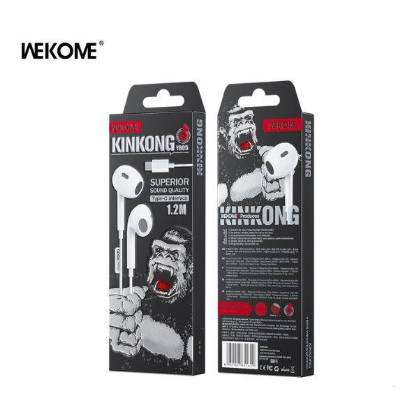 Tai Nghe Có Dây WEKOME YB05 Jack Type-C Chính Hãng