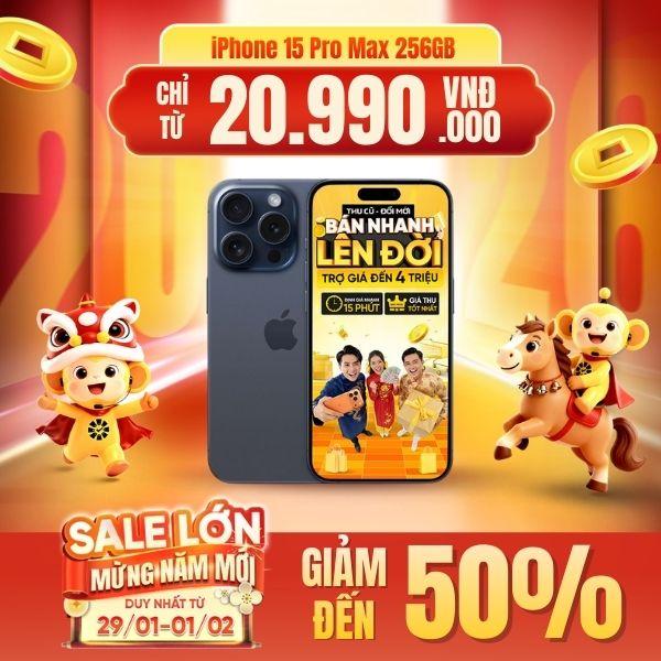 iPhone 15 Pro Max 256GB Máy Đẹp