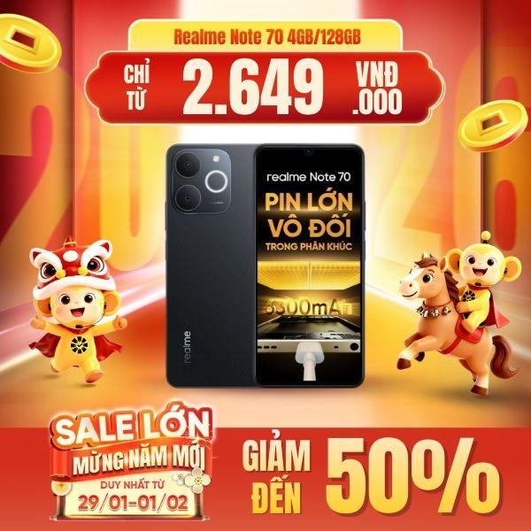 Realme Note 70 4GB/128GB Chính Hãng 