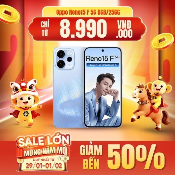 Oppo Reno15 F 5G 8GB/256GB Chính Hãng