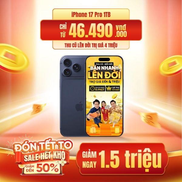 iPhone 17 Pro 1TB | Chính Hãng Apple Việt Nam