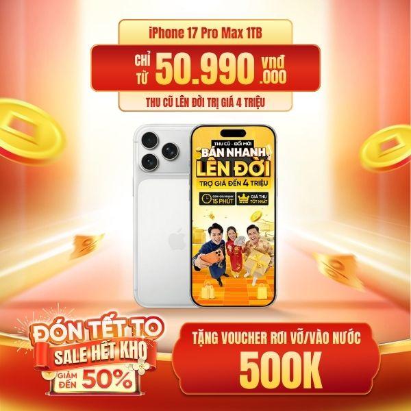 iPhone 17 Pro Max 1TB | Chính Hãng Apple Việt Nam