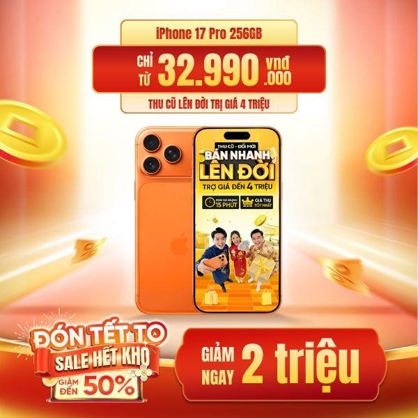 iPhone 17 Pro 256GB | Chính Hãng Apple Việt Nam