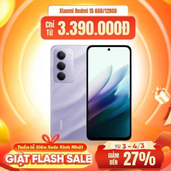 Xiaomi Redmi 15 6GB/128GB Chính Hãng 