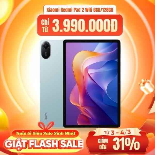 Xiaomi Redmi Pad 2 Wifi 6GB/128GB Chính Hãng