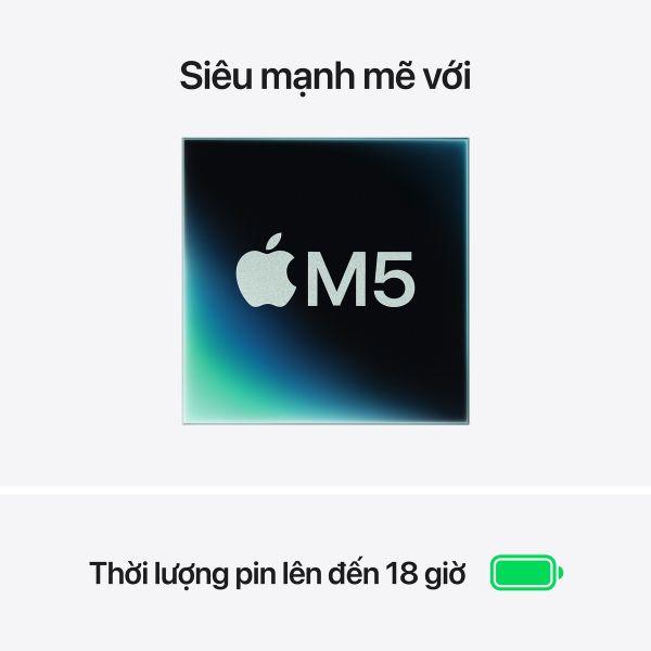 MacBook Air M5 15 Inch 10 CPU 10 GPU (16GB/512GB) | Chính Hãng Apple Việt Nam