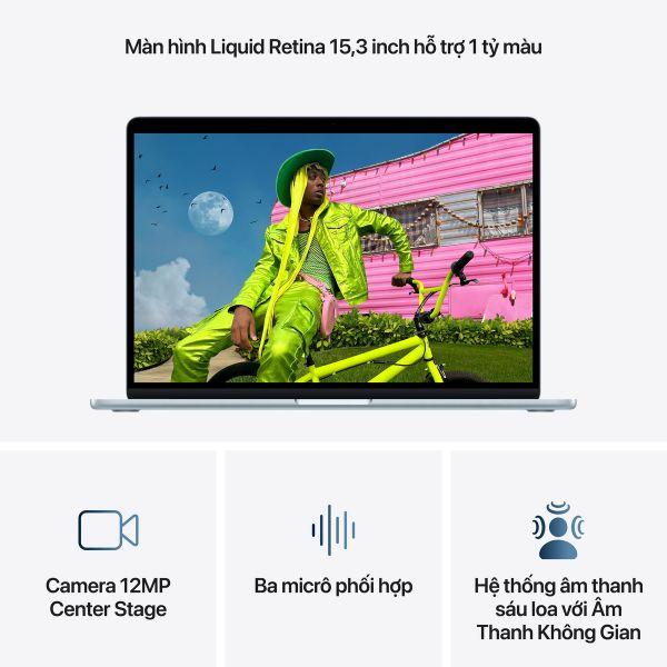 MacBook Air M5 15 Inch 10 CPU 10 GPU (16GB/512GB) | Chính Hãng Apple Việt Nam