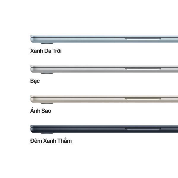 MacBook Air M5 15 Inch 10 CPU 10 GPU (16GB/512GB) | Chính Hãng Apple Việt Nam