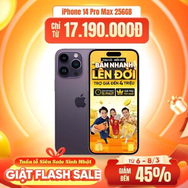 iPhone 14 Pro Max 256GB Máy Đẹp