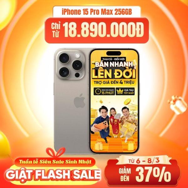iPhone 15 Pro Max 256GB Cũ 99%
