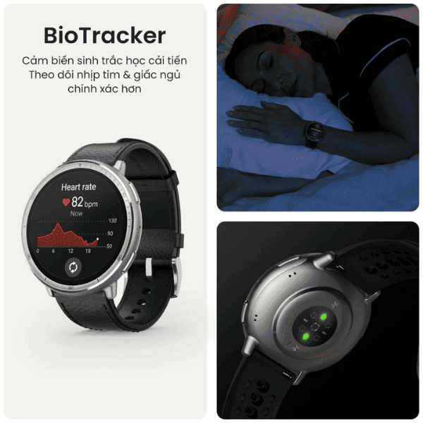 Đồng hồ thông minh Amazfit Active 2 Premium 43.9mm Chính Hãng