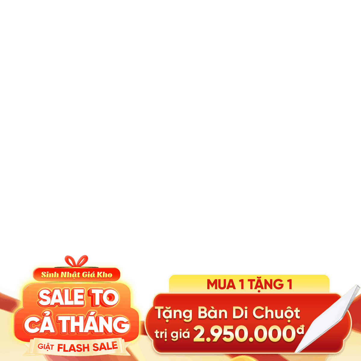 badge - sinh nhật - ngày lễ giật Flash sale